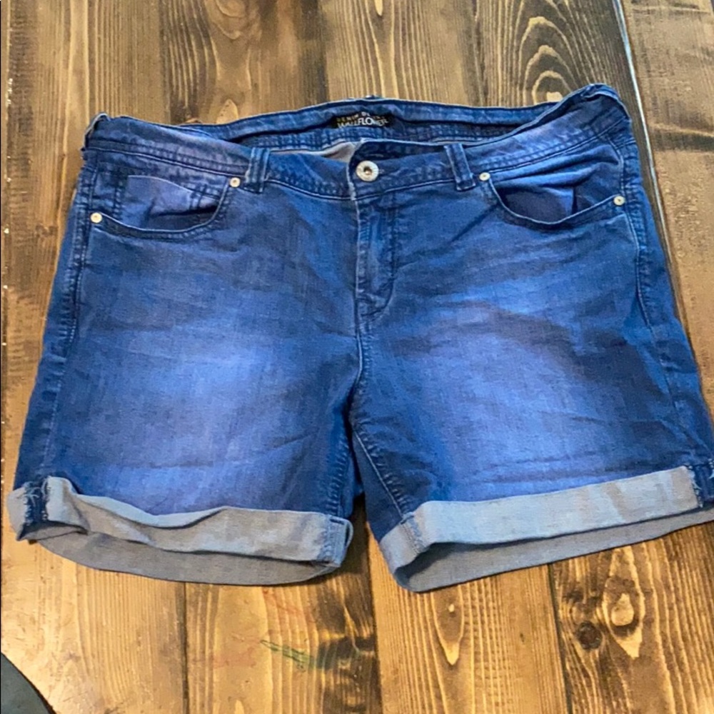 Denim shorts